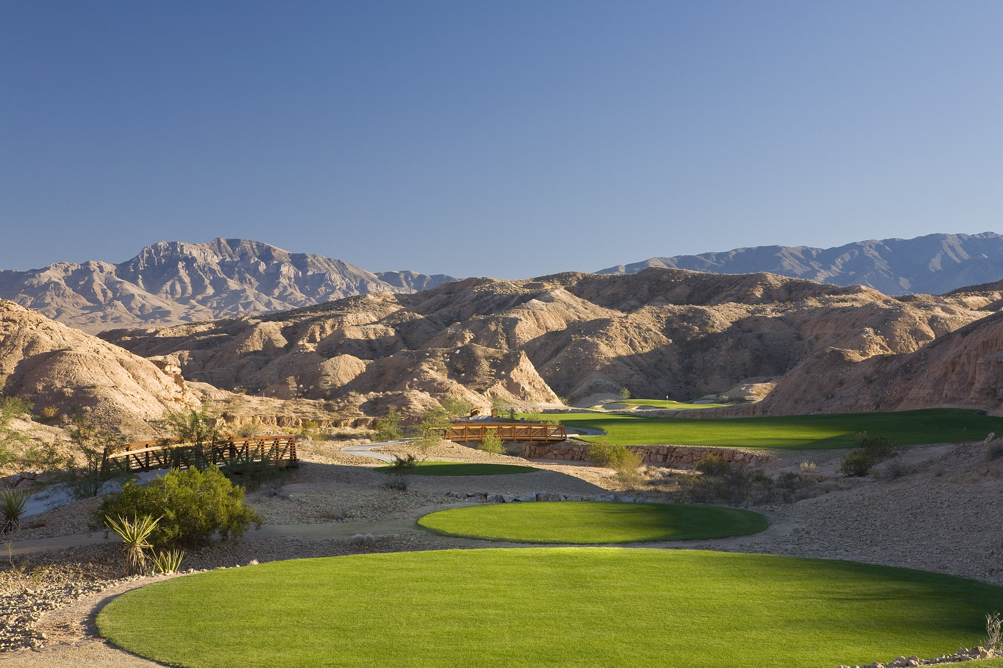 Conestoga Golf Club desert fairway morning light